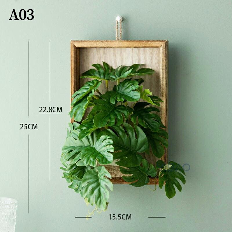 フェイクグリーン 吊り下げ 壁かけ 人工 観葉植物 フェイク 造花 デイジー バラ 長さ60cm/25cm1本 グリーン 花材 アーティフィシャルフラワー アレンジ フェイク |  | 03