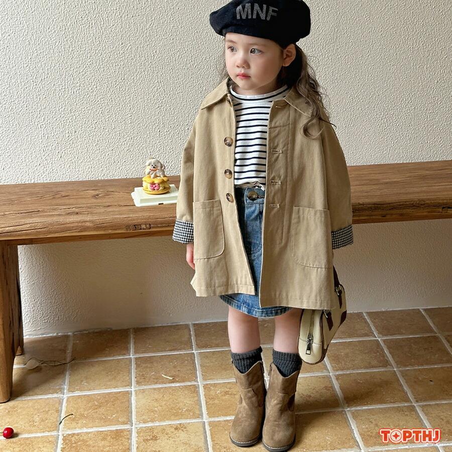 ジャケット キッズ 子供服 こども 女の子 男の子 兼用 トップス アウター コットン素材 長袖 肌触り抜群 ゆったりシルエット カジュアル シンプルデザイン 通学 |  | 02