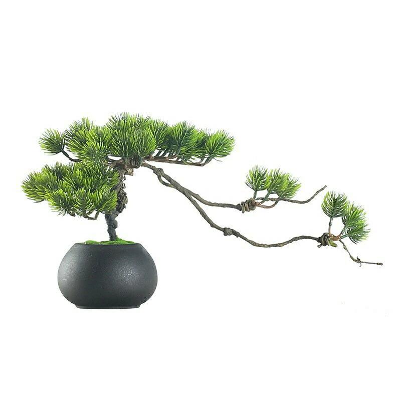フェイク グリーン 卓上 フェイクグリーン 陶器 人工樹木 盆栽 松 人工 松の木 もみじ 人工紅葉 カエデ 現代風 フラワーポット 人工観葉植物鉢 癒し デザイン |  | 01