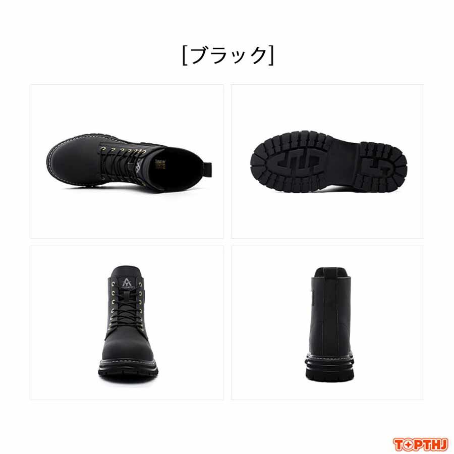 安全靴 革 作業靴 軽量 通気 耐摩耗 防刺 耐滑 衝撃吸収 鋼製先芯入り メンズ レザー ワークブーツ 釘踏み抜き防止 耐熱 工事 建築現場 セーフティーシューズ |  | 01