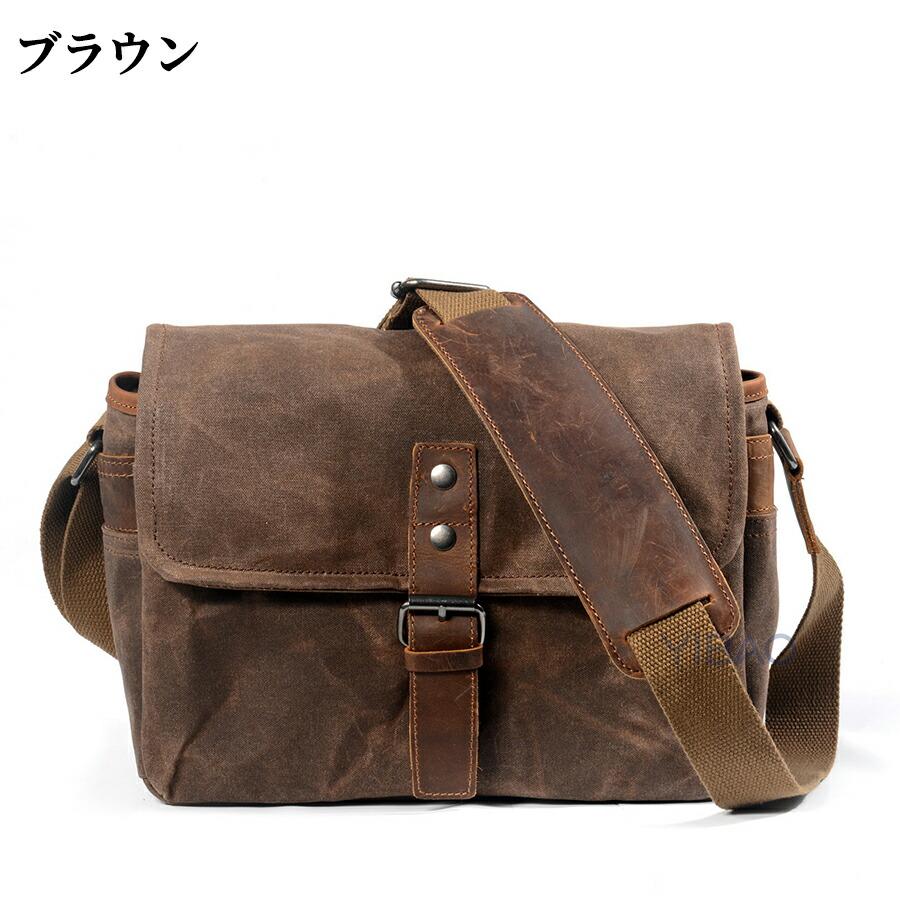 一眼レフ カメラバッグ ショルダーバッグ 一眼レフ ショルダー 帆布 レディース メンズ レディース ショルダー 一眼・レンズ収納対応 多機能 大容量 撥水加工 |  | 02