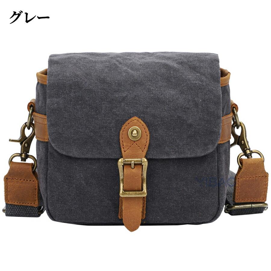 一眼レフ カメラバッグ ショルダーバッグ 一眼レフ ショルダー 帆布 レディース メンズ レディース ショルダー 一眼・レンズ収納対応 多機能 大容量 撥水加工 |  | 01