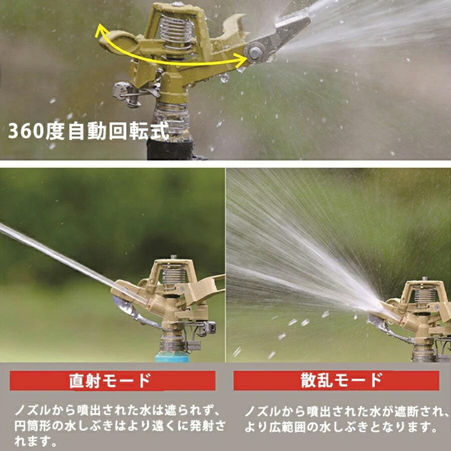 スプリンクラー 庭 ウォータースプリンクラー 給水スプリンクラー 三脚水灌漑用具 360° 回転式 ステンレス スプレー距離/高さ調整可能 角度調節可能 ガーデン |  | 04