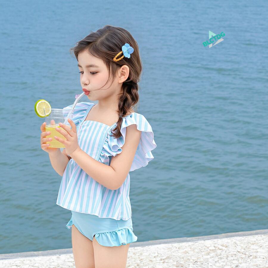 女の子 セパレート 水着 キッズ セパレート キッズ水着 タンキニ トップス ショートパンツ スクール水着 2点セット フリル  ドット 幼稚園 保育園 リゾート |  | 14
