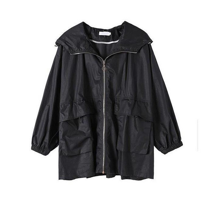 トレンチコート レディース 40代 ミディアム丈ジャケット スプリングコート 春コート ライトアウター 秋服 フード付きバーカー 30代 40代 50代 大きいサイズ |  | 17