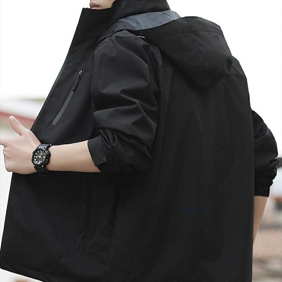 ウィンドブレーカー メンズ マウンテンパーカー 春服 春 撥水 耐汚 防風防寒 ウインドブレーカー  薄手 ジャンパー マウンテンジャケット ブルゾン アウター |  | 05
