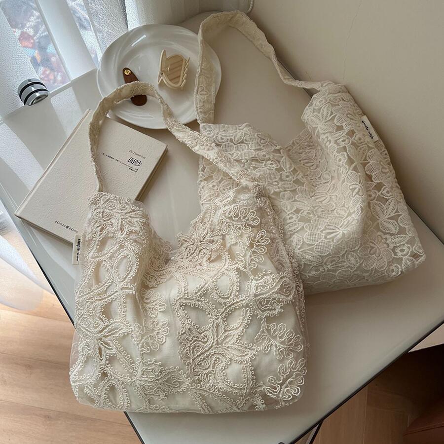 ショルダーバッグ フランスレース刺繍糸 トートバッグ  ワンショルダー バック ハンドバッグ レディースバッグ ピクニックバッグ 通勤バッグ 通学 軽量バッグ |  | 10