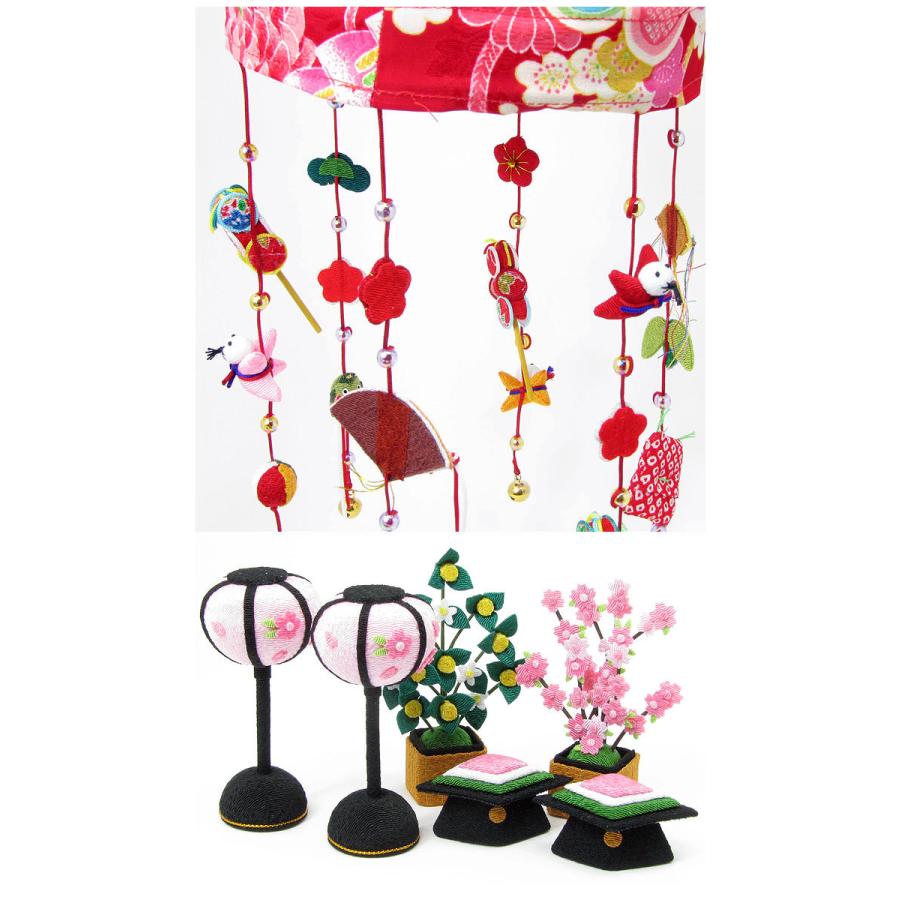 リュウコドウ（龍虎堂）　卓上ミニ輪飾り わらべ雛　【雛人形/ひな人形】 | リュウコドウ | 03