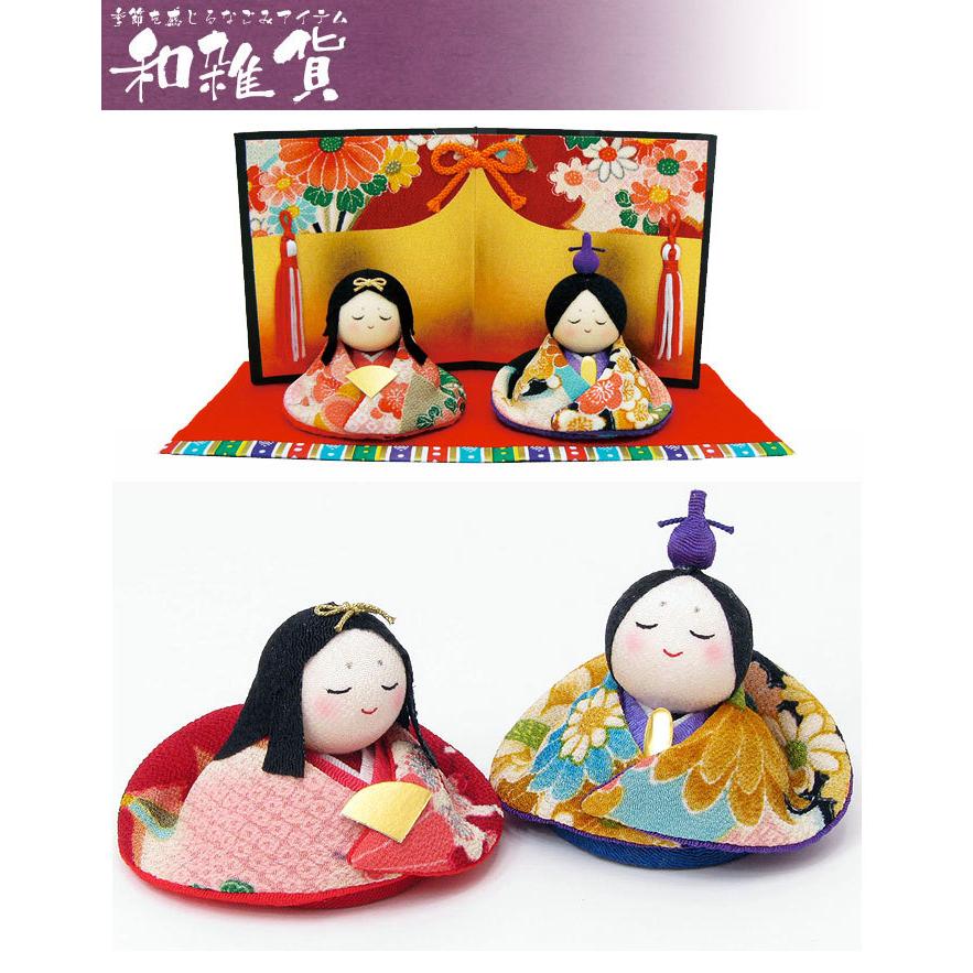 リュウコドウ（龍虎堂）　友禅おすまし雛 【雛人形/ひな人形】 | リュウコドウ | 01