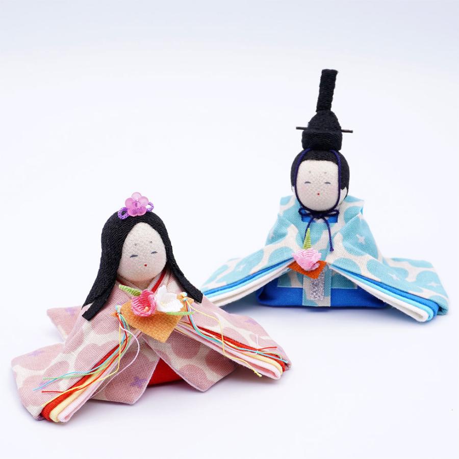 リュウコドウ（龍虎堂）koti（コティ）ふわふわお花雛　和雑貨/雛人形/ひな人形/雛祭り/お雛様/コンパクト/置物/ちりめん/親王飾り | リュウコドウ | 06