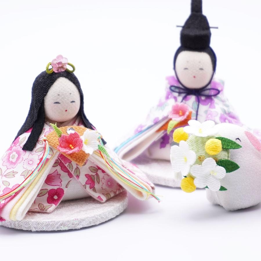 リュウコドウ（龍虎堂）koti 写真立て付 花舞台　和雑貨/雛人形/ひな人形/雛祭り/お雛様/コンパクト/置物/ちりめん/親王飾り | リュウコドウ | 04