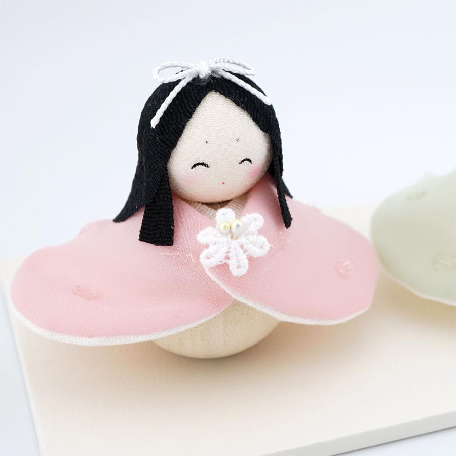 リュウコドウ（龍虎堂）Fiwari Hina ナチュラル　和雑貨/雛人形/ひな人形/雛祭り/お雛様/コンパクト/置物/ちりめん/親王飾り | リュウコドウ | 02