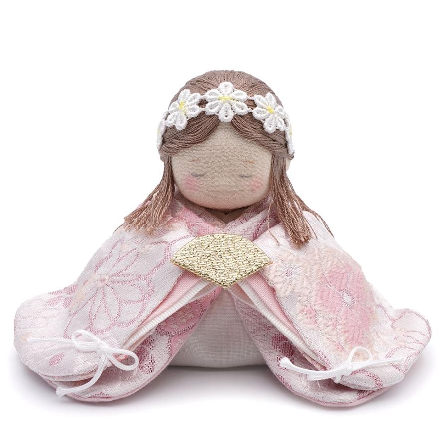 リュウコドウ（龍虎堂）夢羽（ゆめは）雛こはる 雪洞付きセット　和雑貨/雛人形/ひな人形/雛祭り/お雛様/コンパクト/置物/ちりめん/親王飾り | リュウコドウ | 06