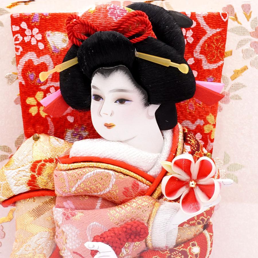 【送料無料】久月作 7号振袖羽子板 玲奈 額型アクリルケース入り 正月飾り/女の子/女子/お祝い/節句/コンパクト/7号 | 久月 | 03