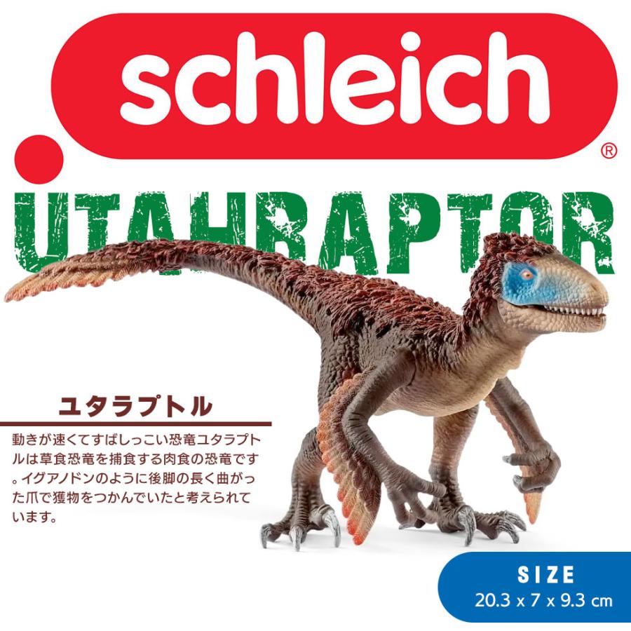 shieich シュライヒ 恐竜 ユタラプトル フィギュア 14582 |  | 01