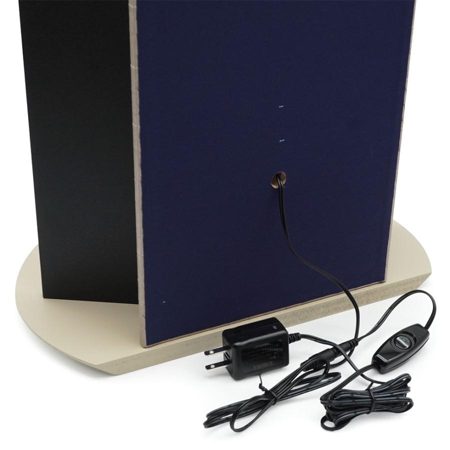 久月作 8号 黒小札紺糸縅伊達政宗公ノ兜 麻の葉LED屏風平飾りセット 五月人形/端午の節句/子供の日/男の子/コンパクト/人形の久月 | 久月 | 08