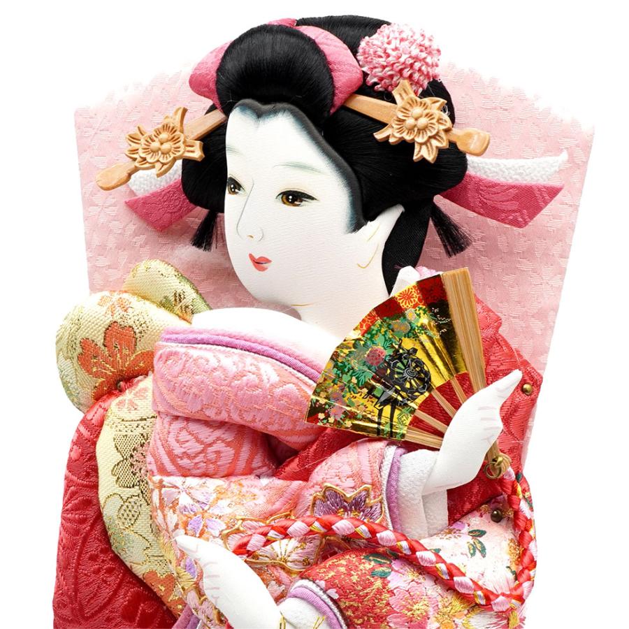 【送料無料】久月作 8号振袖羽子板 天音アクリルケース飾り アイボリー　正月飾り/女の子/女児/お祝い/節句/コンパクト/初正月/東京 久月 | 久月 | 04