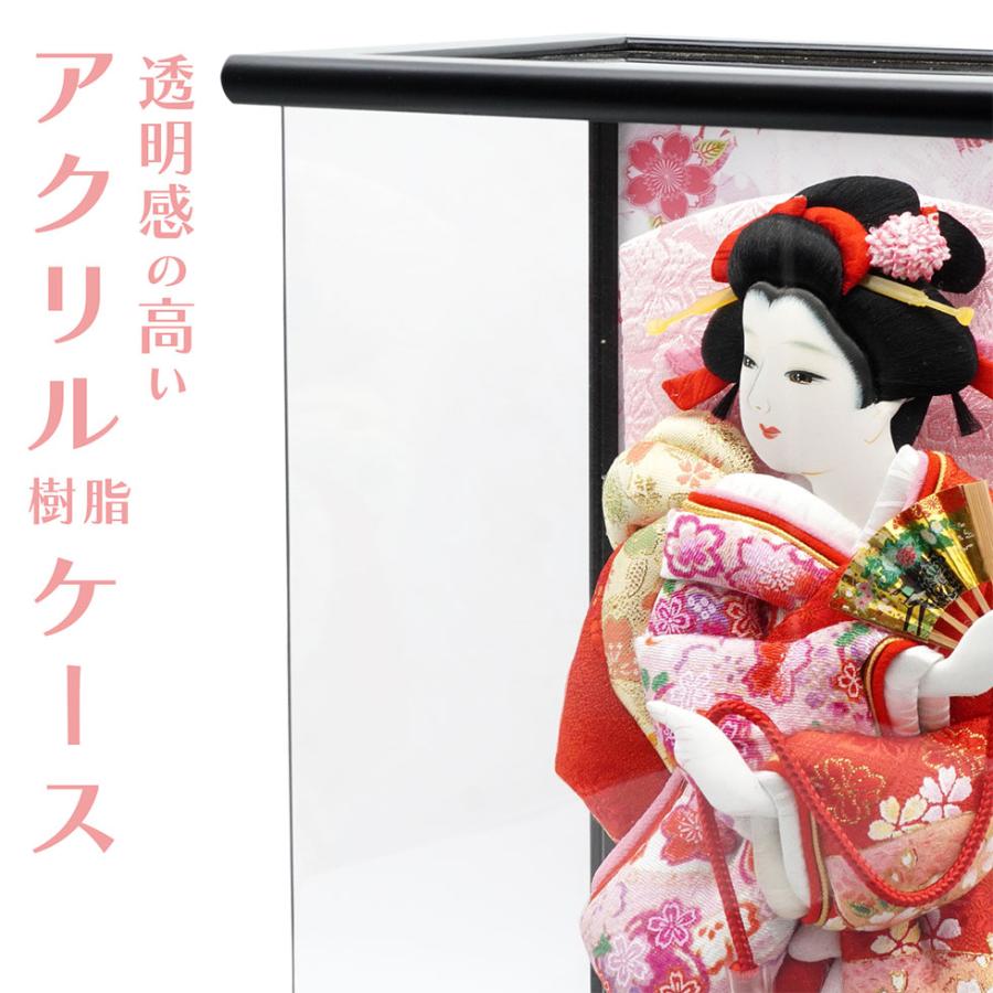 【送料無料】久月作 8号振袖羽子板 錦華アクリルケース飾り　正月飾り/女の子/女児/お祝い/節句/コンパクト/初正月/東京 久月 | 久月 | 03