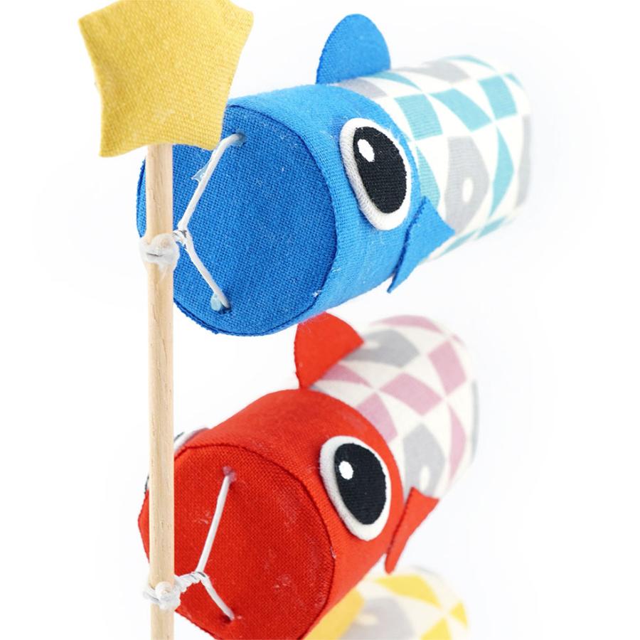 リュウコドウ（龍虎堂） koti（コティ）スタンド鯉のぼり ３匹 和雑貨/コンパクト/置物/ちりめん/子供の日/日本のお土産で喜ばれるもの | リュウコドウ | 05