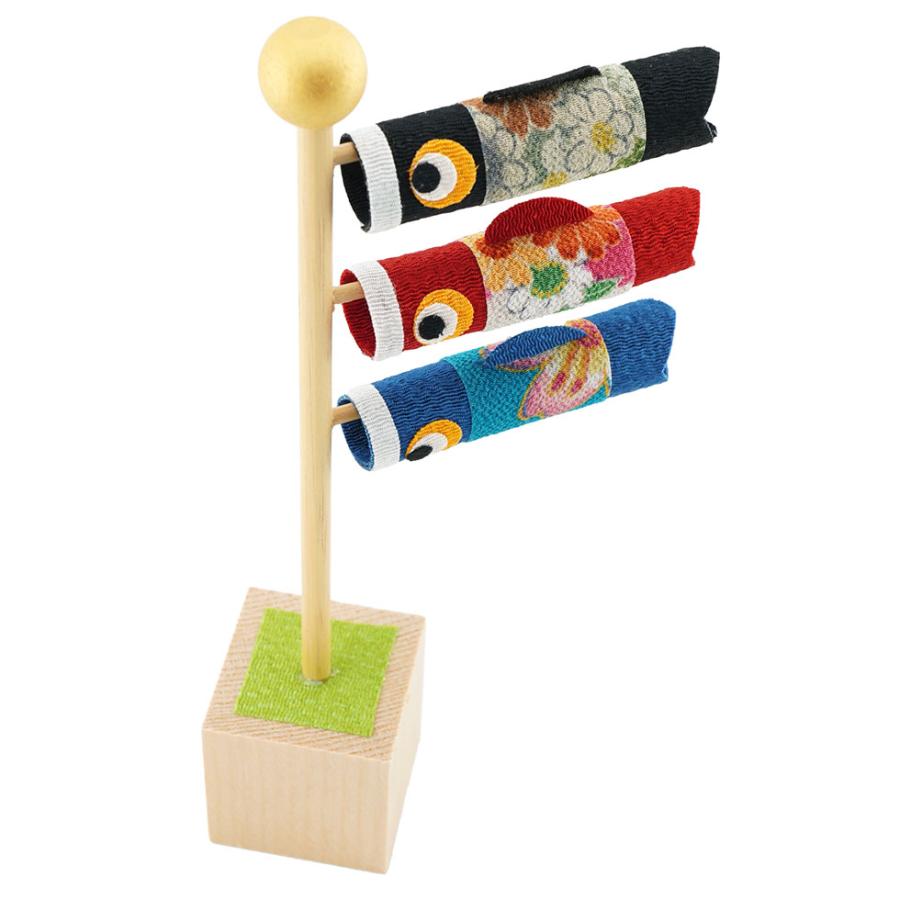 リュウコドウ（龍虎堂） 和柄すこやか鯉のぼり 和雑貨/コンパクト/置物/ちりめん/子供の日/日本のお土産で喜ばれるもの | リュウコドウ | 01