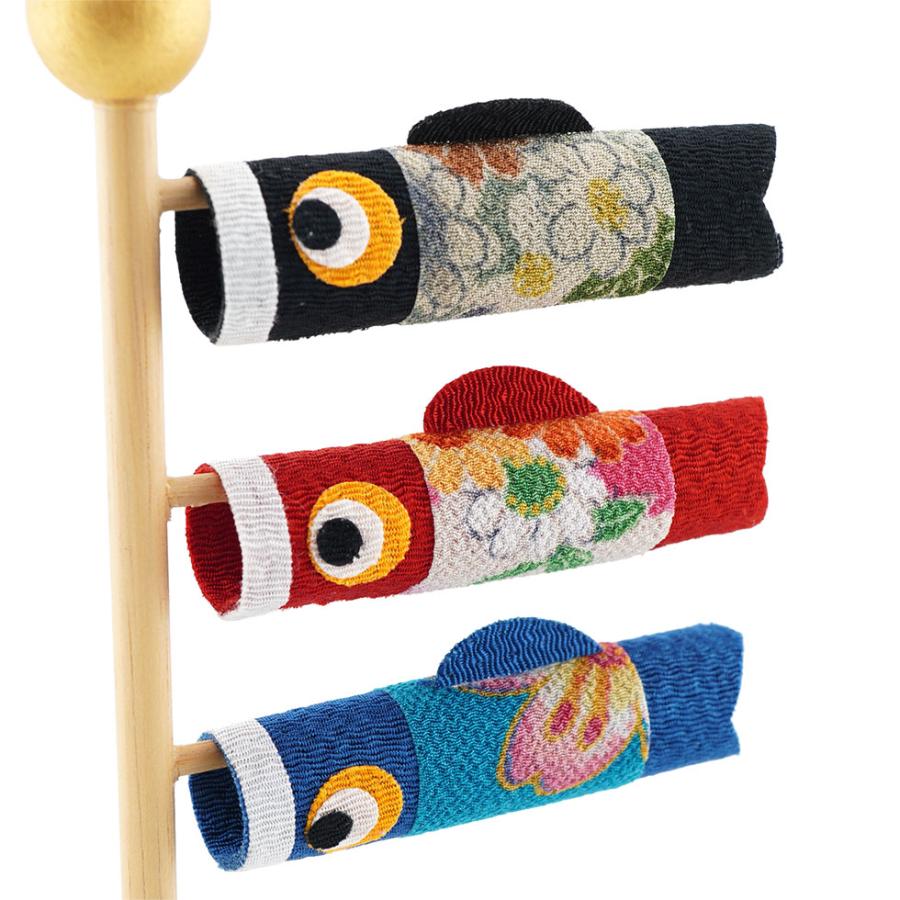 リュウコドウ（龍虎堂） 和柄すこやか鯉のぼり 和雑貨/コンパクト/置物/ちりめん/子供の日/日本のお土産で喜ばれるもの | リュウコドウ | 03