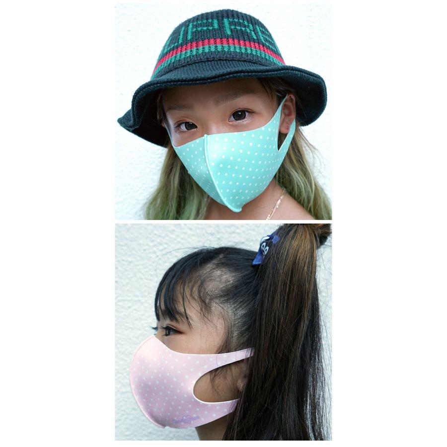 Candychuu（キャンディチュウ） ドット柄 IMFC マスク　子供/キッズ/女の子/女子小学生/接触冷感/3Dフィット/抗菌防臭 | Candychuu | 02