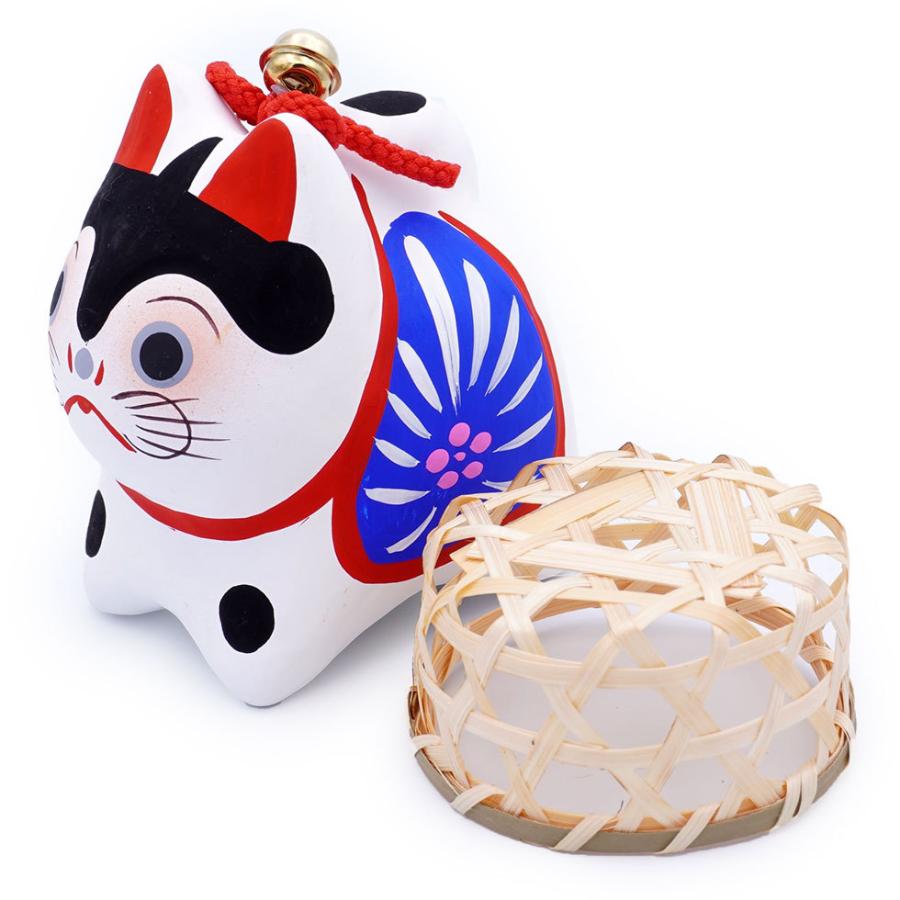 野沢民芸 ザルかぶり犬（小）24-161 張り子 初宮参り お宮参り 御守 魔除け 安産祈願 成長祈願 縁起物 |  | 03
