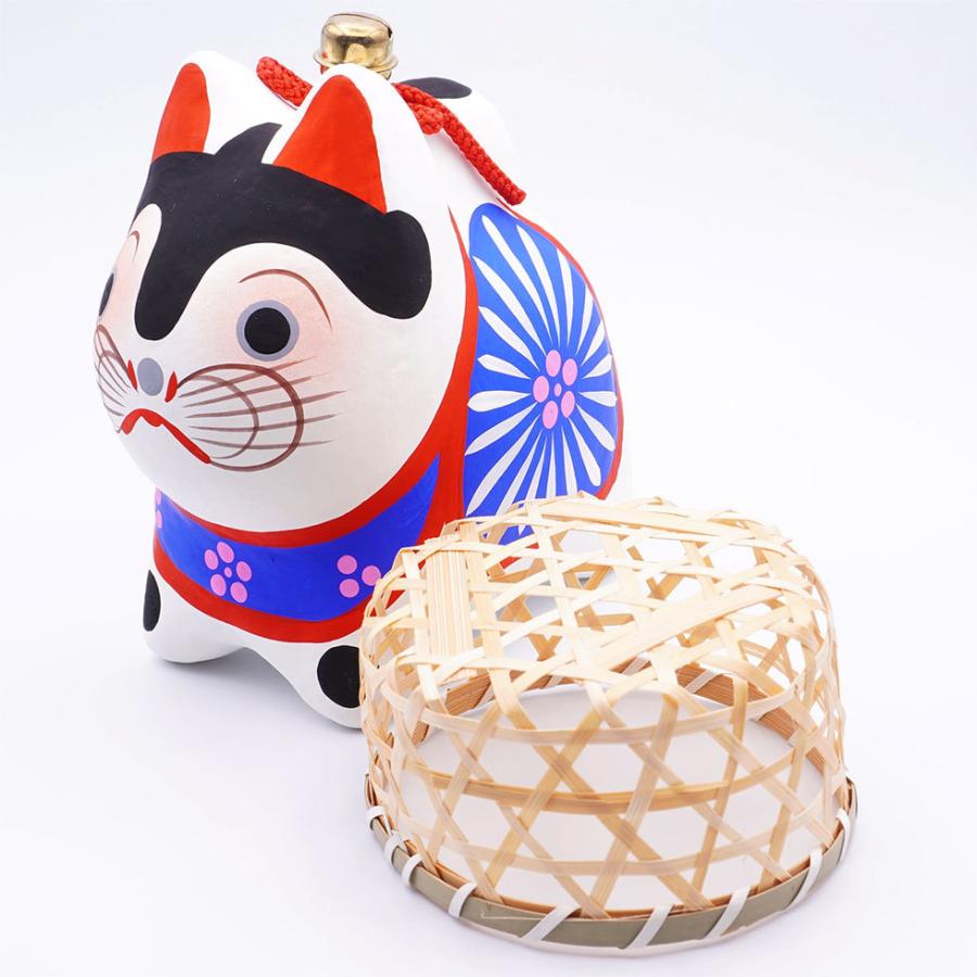 野沢民芸 ザルかぶり犬 （大） 24-163 張り子 初宮参り お宮参り 御守 魔除け 安産祈願 成長祈願 縁起物 |  | 04