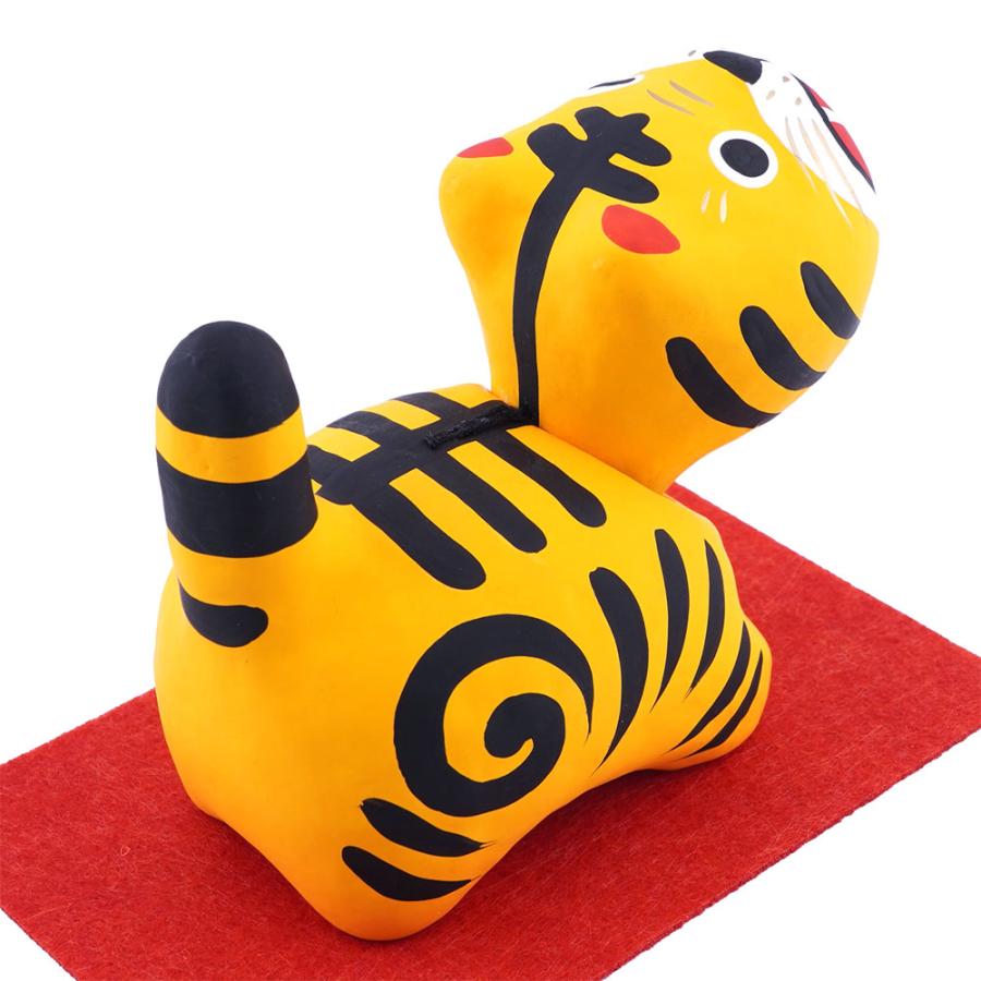 首振り張り子 丸福寅（小）　和雑貨/張子の虎/魔除けの縁起物/民芸品/紙人形/一千乃 |  | 04