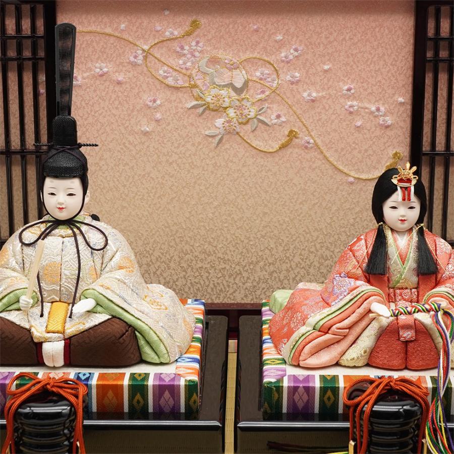 久月作 ほのかシリーズ 祥恵 木目込み親王飾り　雛人形/ひな人形/雛祭り/おひなさま/節句/コンパクト/女の子/人形の久月 | 久月 | 02