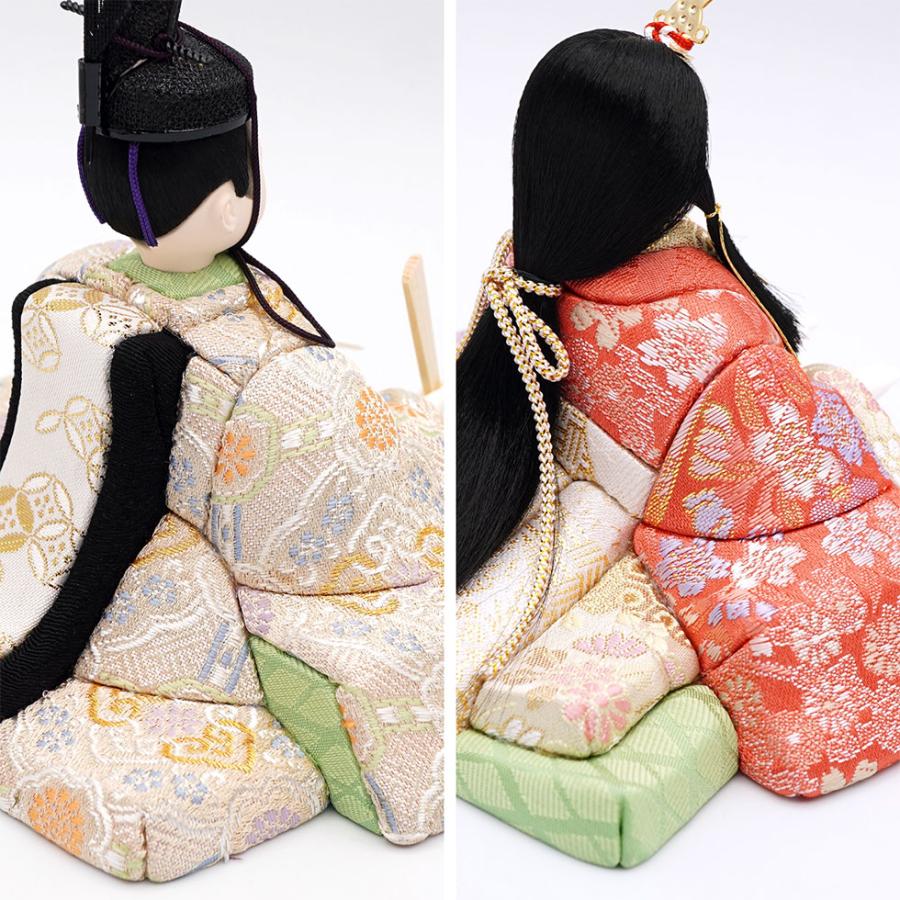 久月作 ほのかシリーズ 祥恵 木目込み親王飾り　雛人形/ひな人形/雛祭り/おひなさま/節句/コンパクト/女の子/人形の久月 | 久月 | 07
