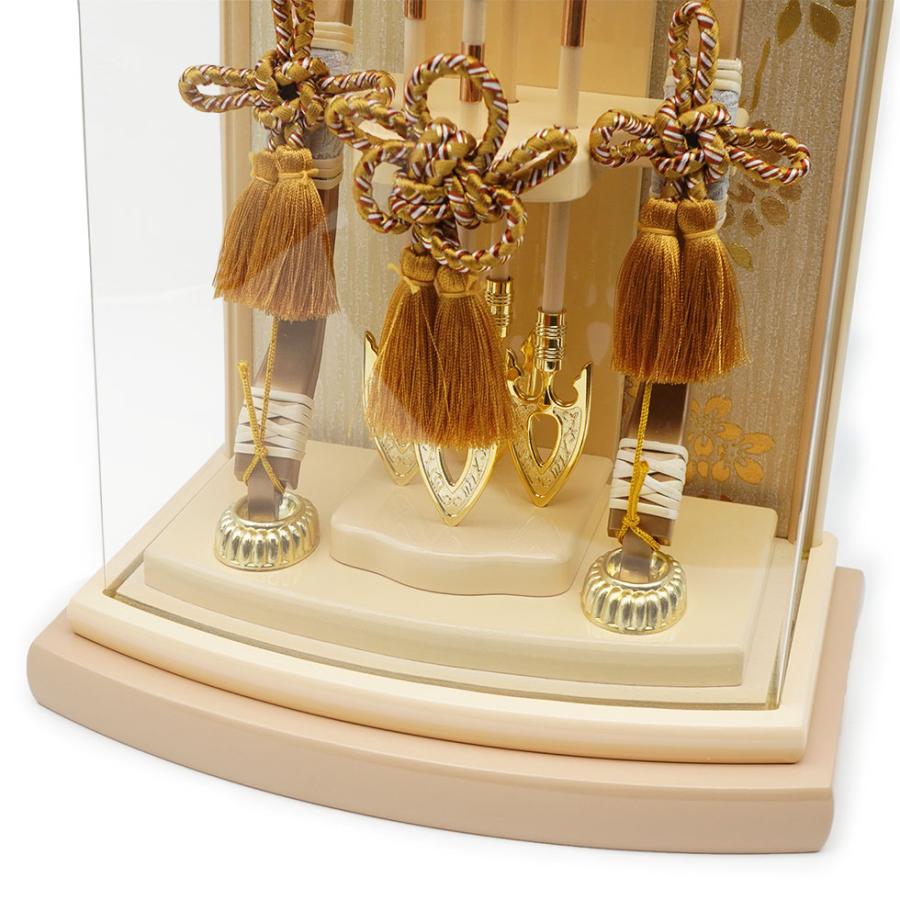 久月 【送料無料】久月作 破魔弓飾り 8号 伊織 アクリルケース入り