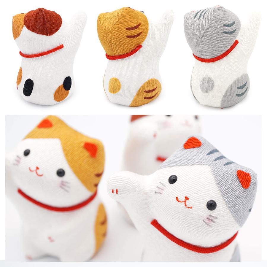 リュウコドウ（龍虎堂）ちりめん じゃれねこ　和雑貨/コンパクト/ちりめん/日本製/京都 | リュウコドウ | 05