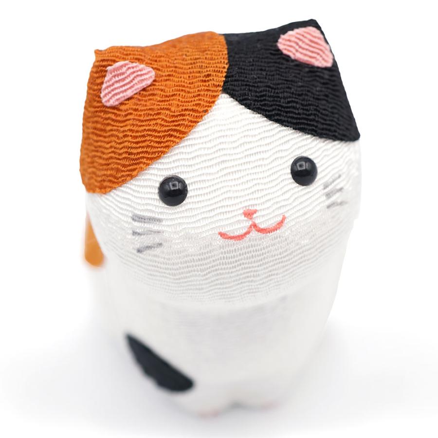 リュウコドウ（龍虎堂）三毛猫の遊ぼう　和雑貨/コンパクト/ちりめん/日本製/京都 | リュウコドウ | 02