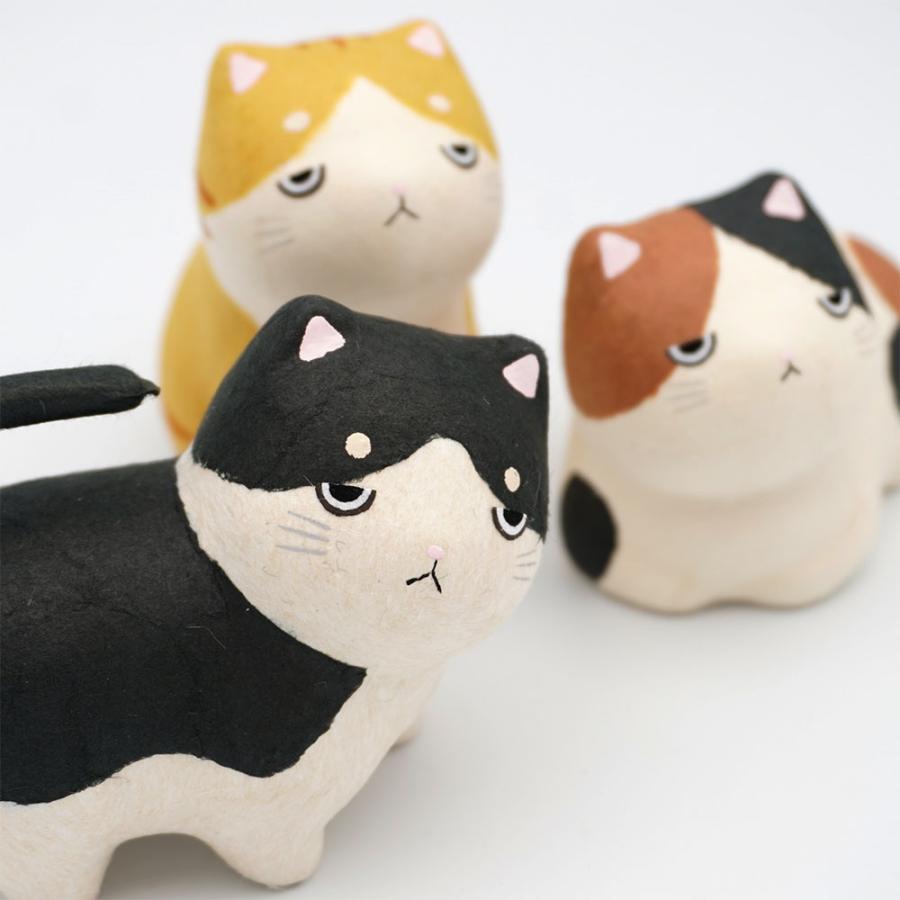 リュウコドウ（龍虎堂）ちぎり和紙 ボス猫（中）　和雑貨/コンパクト/ちぎり和紙/日本製/京都 | リュウコドウ | 06