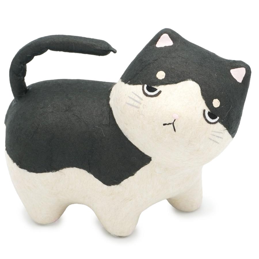 リュウコドウ（龍虎堂）ちぎり和紙 ボス猫（中）　和雑貨/コンパクト/ちぎり和紙/日本製/京都 | リュウコドウ | 03