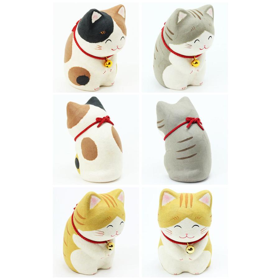 リュウコドウ（龍虎堂） ちぎり和紙 にっこりおじぎ猫 6-827 | リュウコドウ | 05