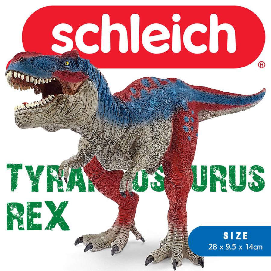 shieich シュライヒ 恐竜 ティラノサウルス・レックス（ブルー） フィギュア 72155 |  | 01