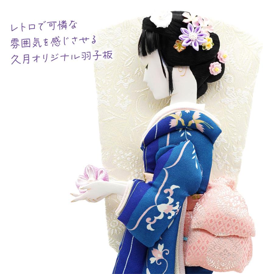 【送料無料】久月作 10号 白露 浪漫のかほり羽子板 アクリルケース飾り アイボリー　正月飾り/女の子/女児/お祝い/節句/コンパクト/初正月/東京 久月 | 久月 | 04