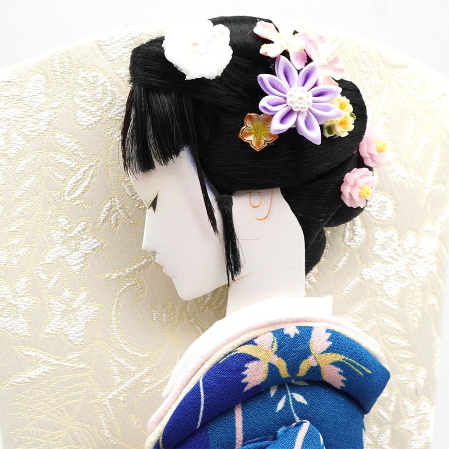 【送料無料】久月作 10号 白露 浪漫のかほり羽子板 アクリルケース飾り アイボリー　正月飾り/女の子/女児/お祝い/節句/コンパクト/初正月/東京 久月 | 久月 | 05