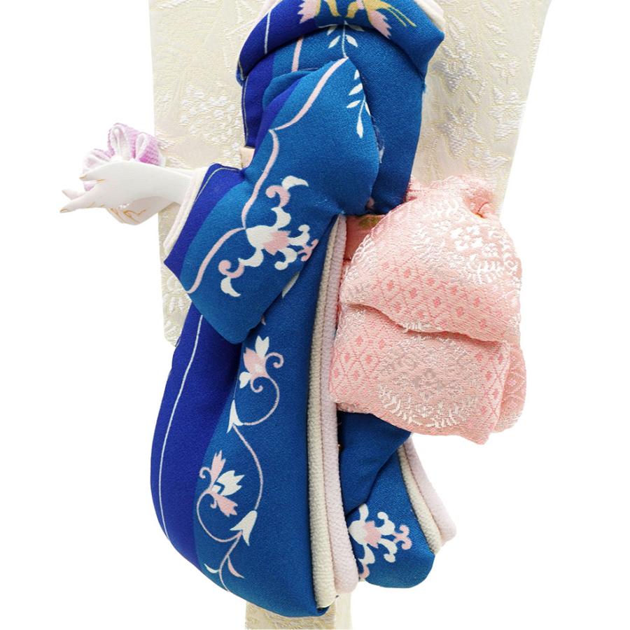 【送料無料】久月作 10号 白露 浪漫のかほり羽子板 アクリルケース飾り アイボリー　正月飾り/女の子/女児/お祝い/節句/コンパクト/初正月/東京 久月 | 久月 | 06