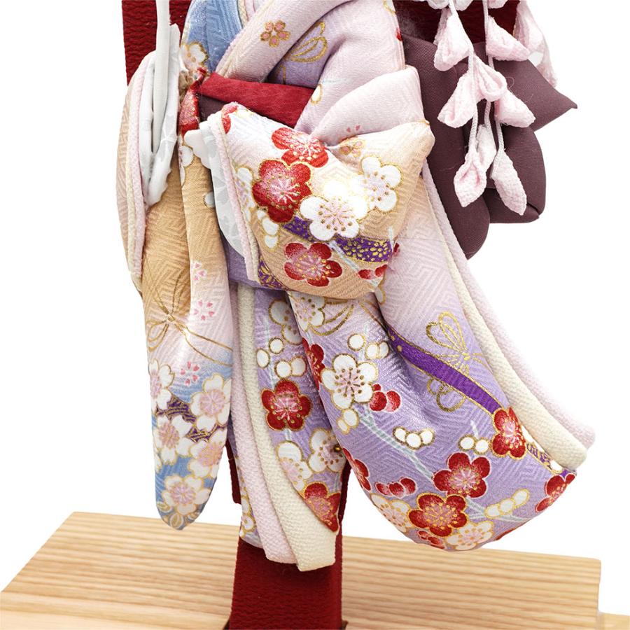 【送料無料】久月作 10号 和楽 藤のかほり羽子板 アクリルケース飾り 木目　正月飾り/女の子/女児/お祝い/節句/コンパクト/初正月/東京 久月 | 久月 | 06