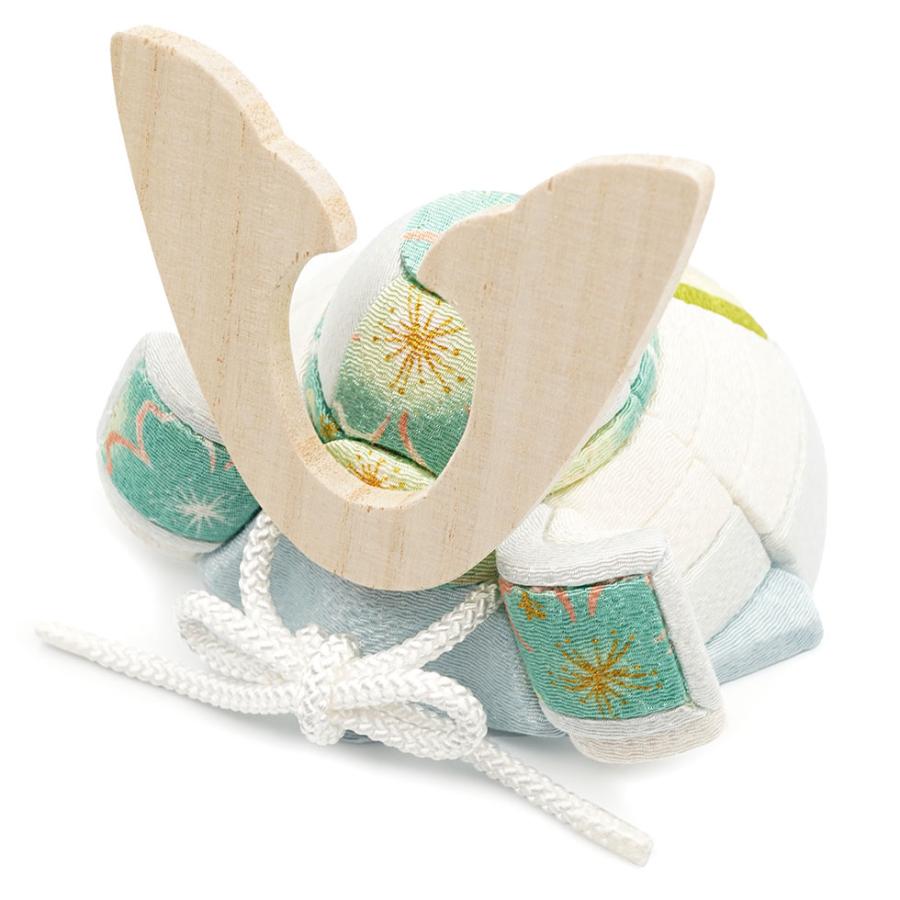 【送料無料】 久月作 木目込兜 平飾りセット グリーン 五月人形/端午の節句/子供の日/男の子/コンパクト/人形の久月 | 久月 | 05