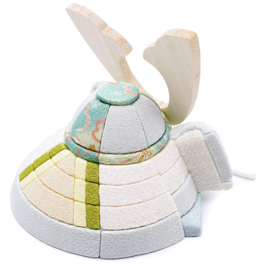 【送料無料】 久月作 木目込兜 平飾りセット グリーン 五月人形/端午の節句/子供の日/男の子/コンパクト/人形の久月 | 久月 | 06