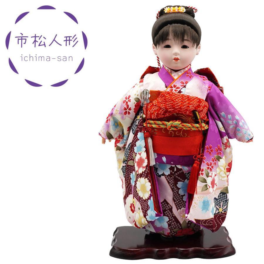 かわいいイマドキの市松人形 13号 ポニーテール 15-10 いちまさん