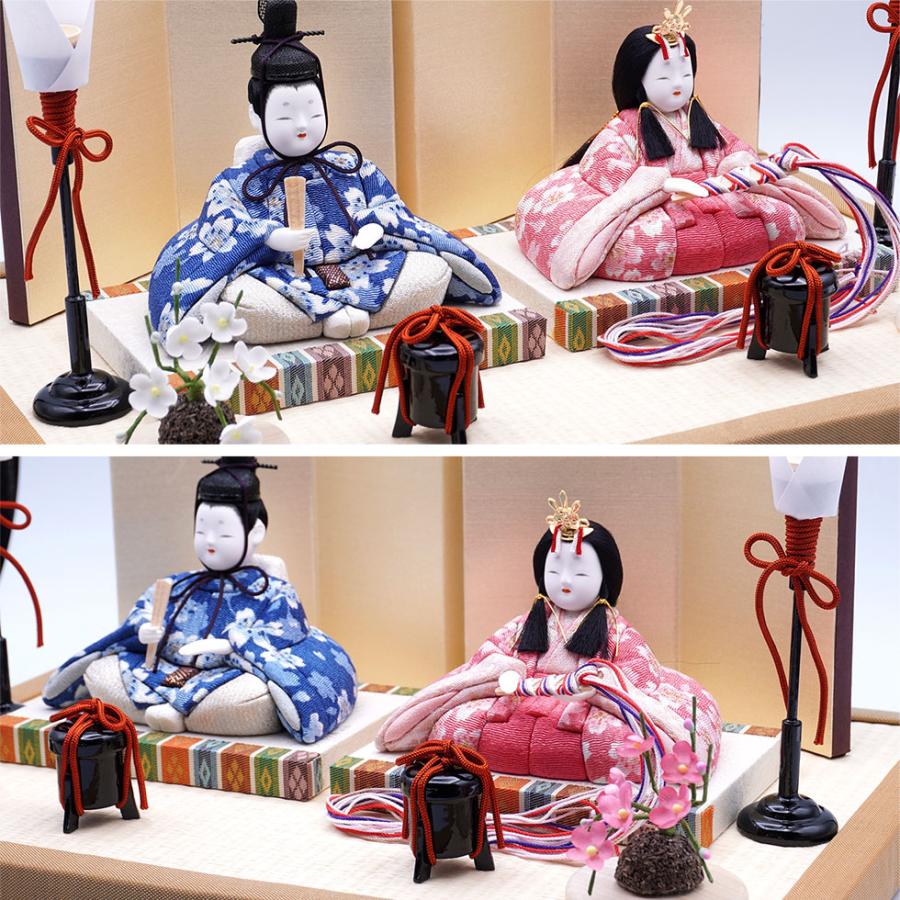 一秀作 江戸木目込 桃山雛 S-10 親王飾り 雛人形/ひな人形/雛祭り