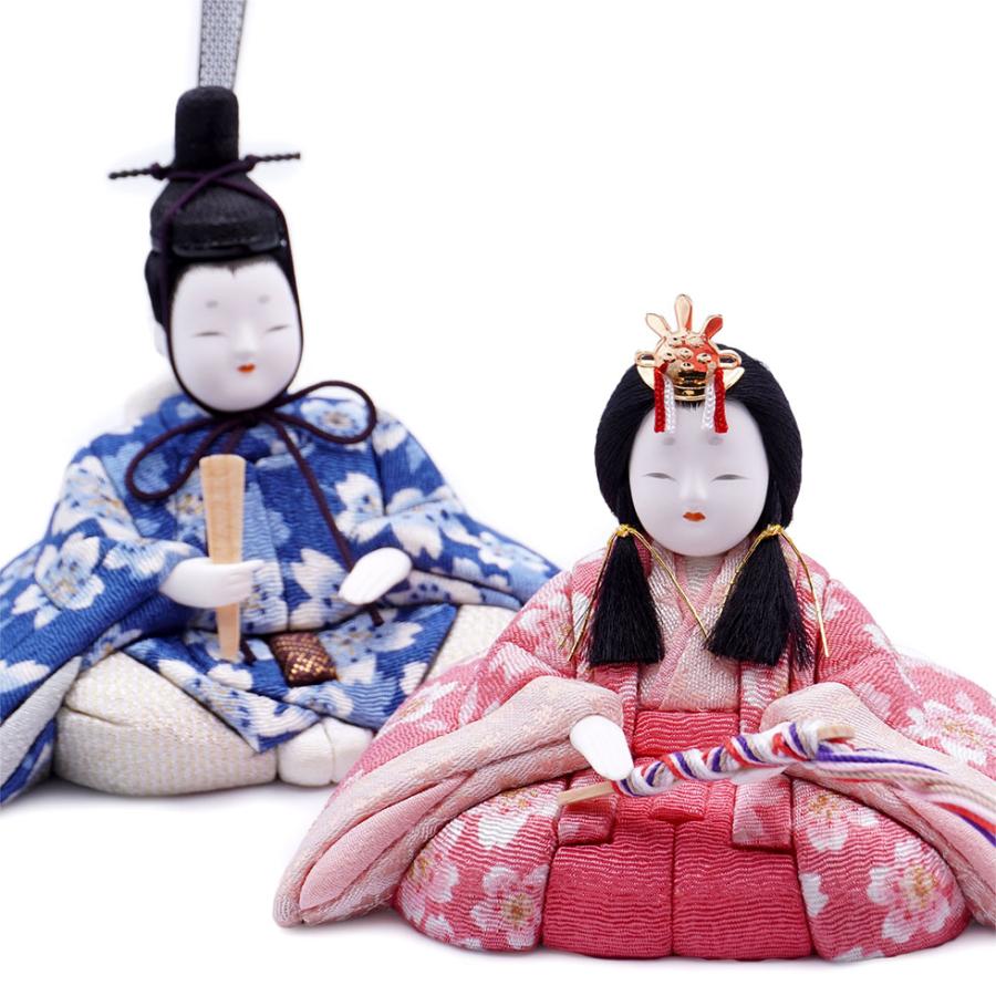 一秀作 江戸木目込 桃山雛 S-10 親王飾り 雛人形/ひな人形/雛祭り