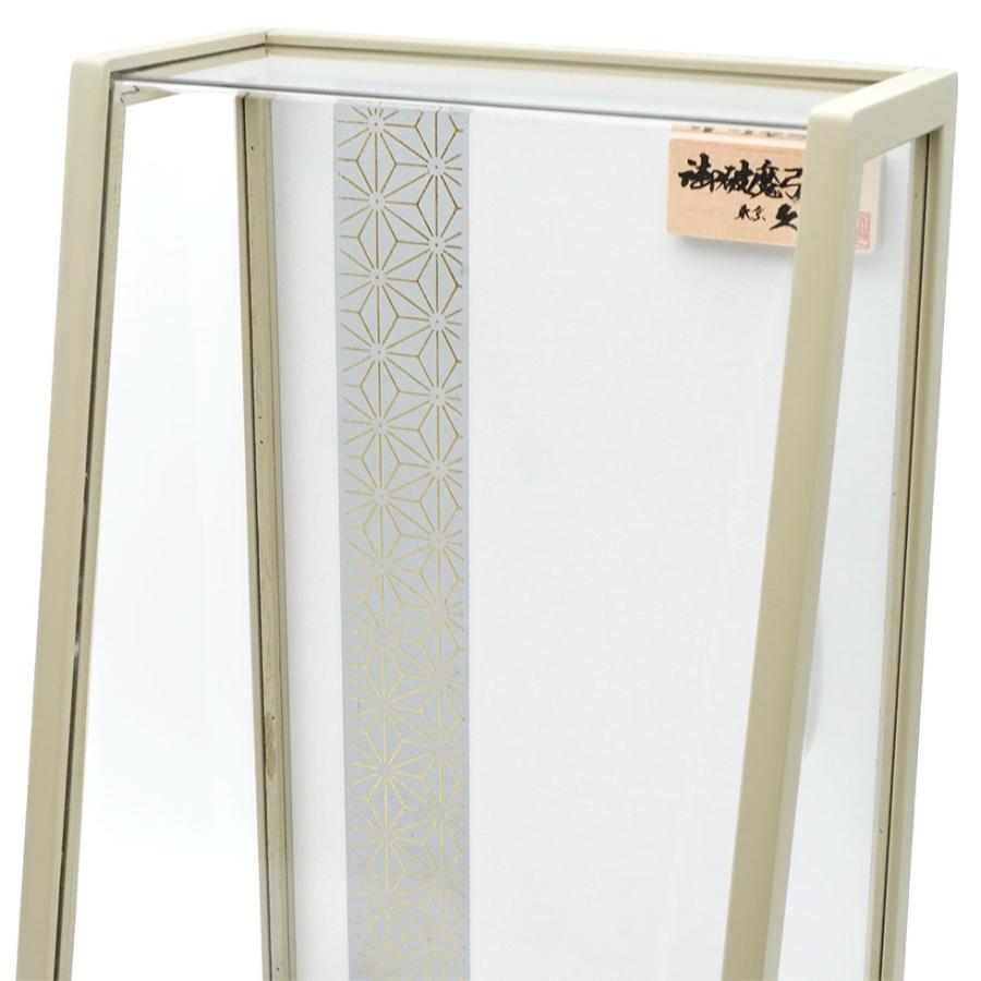 【送料無料】久月作 破魔弓飾り 10号 純貴 アクリルケース入り グレー系　正月飾り/男の子/男児/お祝い/節句/コンパクト/初正月 | 久月 | 07