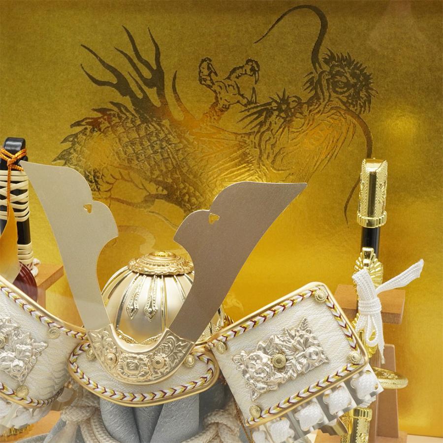 久月作 5号 大鍬兜 アクリルケース飾り ベージュ　五月人形/兜飾り/端午の節句/子供の日/コンパクト/男の子/人形の久月 | 久月 | 03