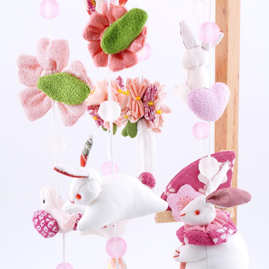 【送料無料】つるし雛 うさぎっ子パステル スタンド付きセット　雛人形/ひな人形/おひなさま/コンパクト/雛祭り/節句/女の子/人形の久月 | 久月 | 03